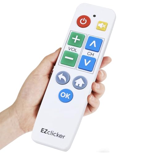 Amazon | EZclicker ビッグボタン ユニバーサル テレビリモコン